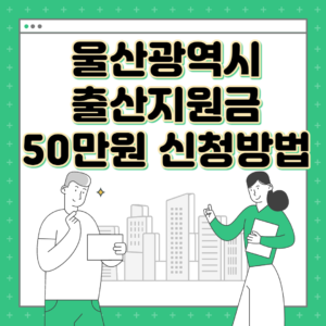 울산 출산지원금